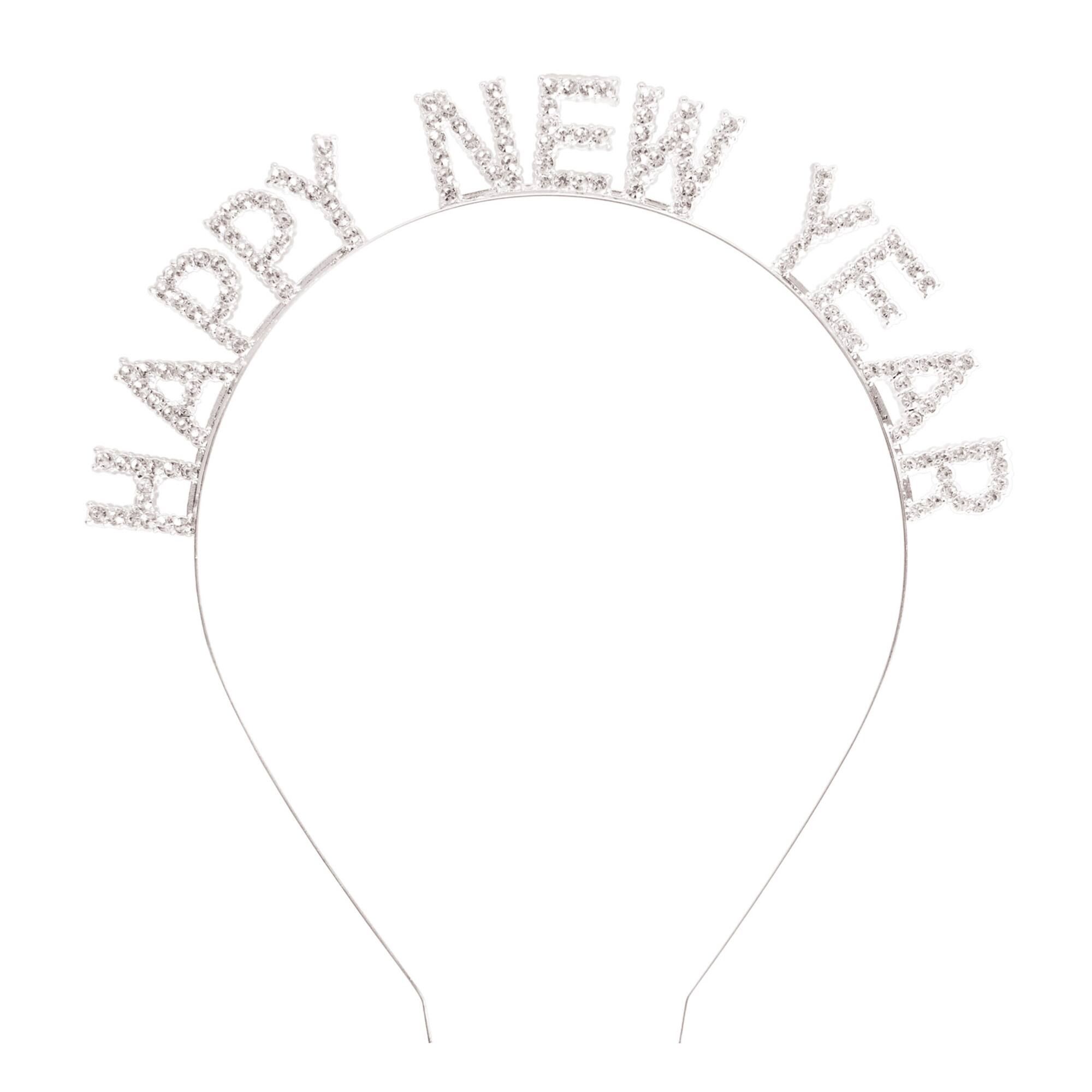 Beistle Rhinestone Happy New Year Headbands, 2ct.
